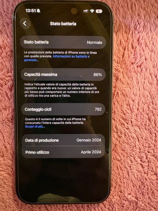 iPhone 15 Pro 256GB Grigio Titanio