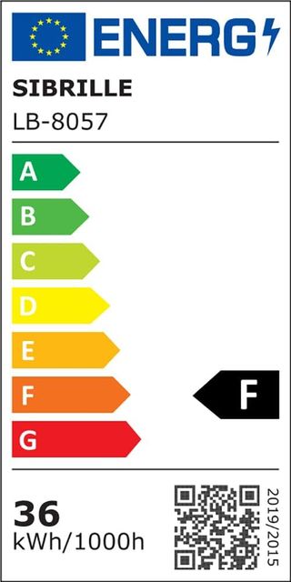 Lampada da Terra LED 36W Moderna Nera IE035