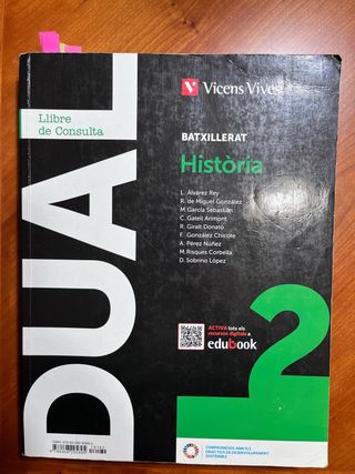 Libro 2n Bachillerato Història