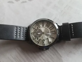 Reloj Geneva Negro y Plateado