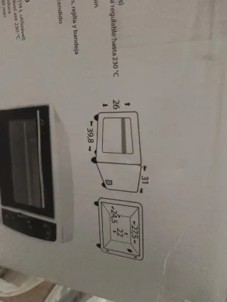 Horno eléctrico Selecline 16L 1200W