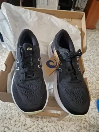 Asics Gel Pulse 15 Talla 44 Negro/Plata