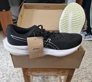 Asics Gel Pulse 15 Talla 44 Negro/Plata