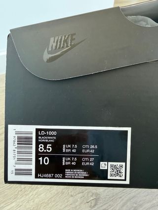 Zapatillas Nike LD-1000 (Negras)