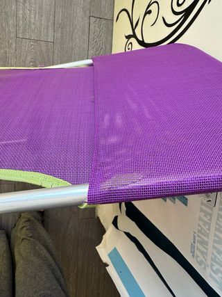 Silla de playa plegable baja