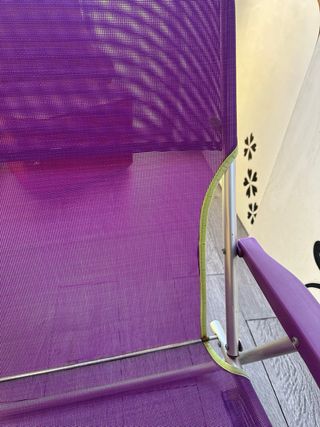 Silla de playa plegable baja