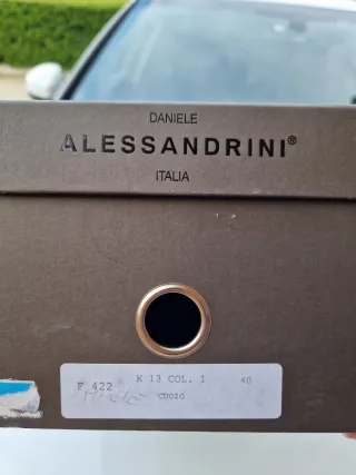 Scarpe uomo Daniele Alessandri fibbia pelle nera