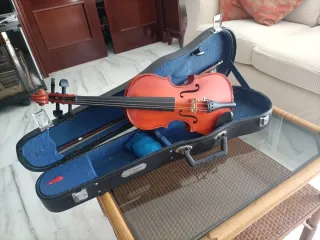 Violín con estuche