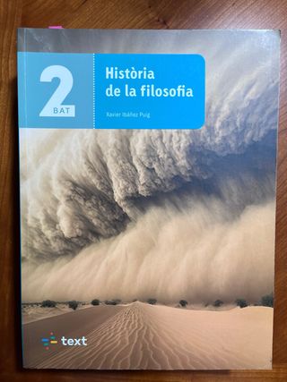 Libro 2n Bachillerato Història de la Filosofia