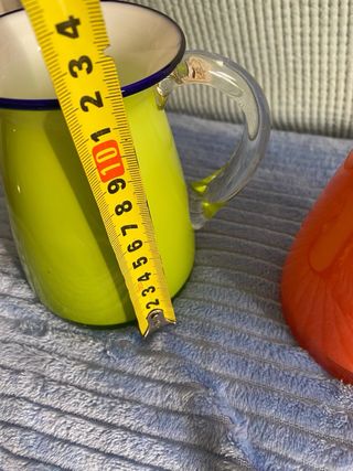 Caraffe in vetro Murano (Verde e Arancione)