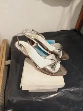 Michele Cami Sandali Donna Oro Argento