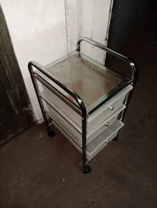 Carrito 3 cajones con ruedas