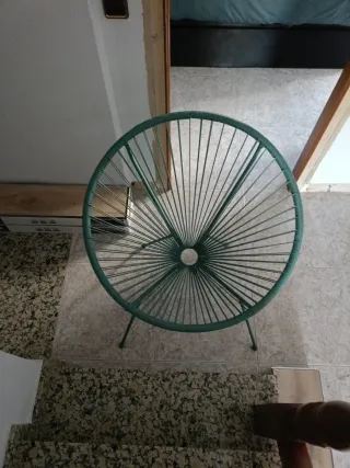 Silla de jardín Acapulco dorada