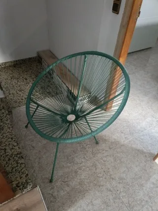 Silla de jardín Acapulco dorada