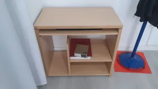 Conjunto mesas,estanterías y sillas oficina