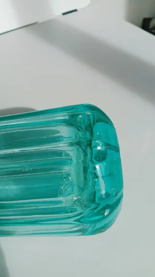 Antiguo Sifón de Capellades. Azul Turquesa.