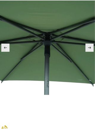Parasol Hespéride SOYA 2,7m Verde Oliva