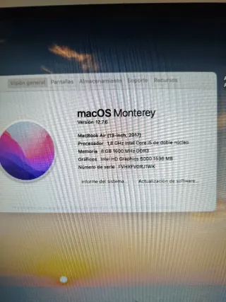 MacBook Air 13 Argento