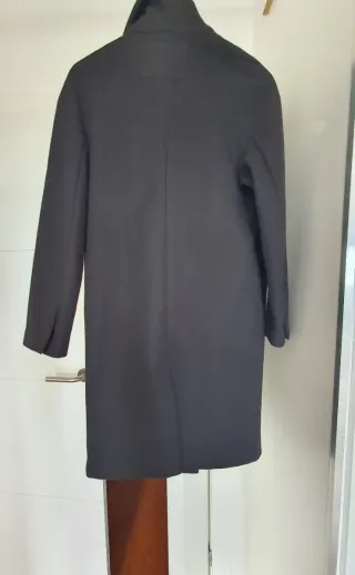Abrigo negro Bershka mujer talla M