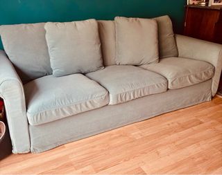 Sofá 3 plazas Ikea Grönlid Turquesa