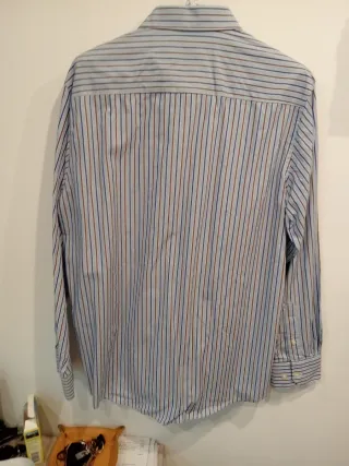 Camicia uomo Ascot Sport righe blu marroni