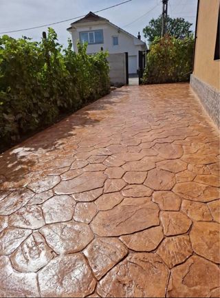 Hormigón impreso para exteriores