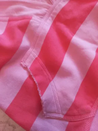 Jersey con rayas rosas y naranja