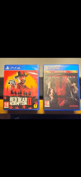 Pacchetto PS4 Red Dead Redemption 2 + MGS V