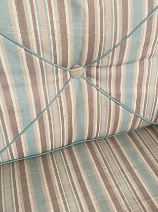 Butaca de jardín con cojines años 80