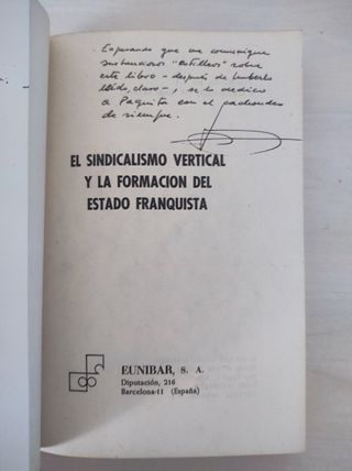 EL SINDICALISMO VERTICAL