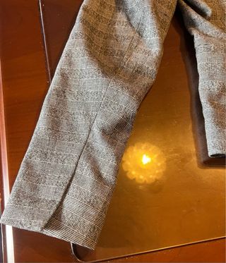 Americana H&M cuadros gris Talla 36