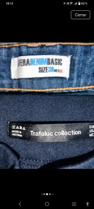 Lote 2 Pantalones uno Zara otro Sfera + 1 Regalo