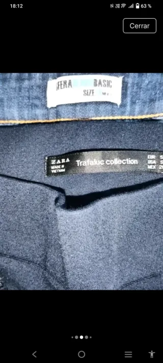 Lote 2 Pantalones uno Zara otro Sfera + 1 Regalo