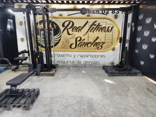 Cruce de poleas para gimnasio