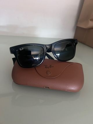 Ray-Ban Meta Wayfarer Funda Marrón