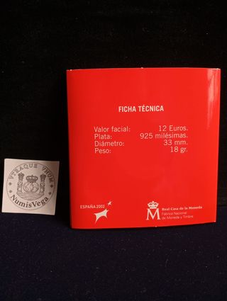 Cartera 12 Euro 2002 Presidencia Española UE