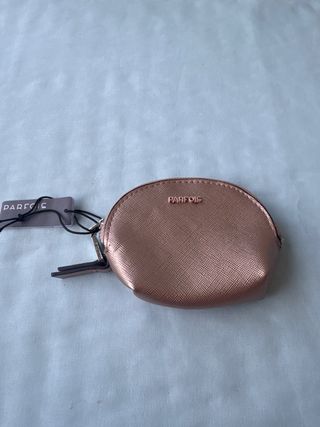 Monedero Parfois dorado/rosa