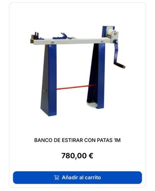 Banco estirar trefiladora joyería