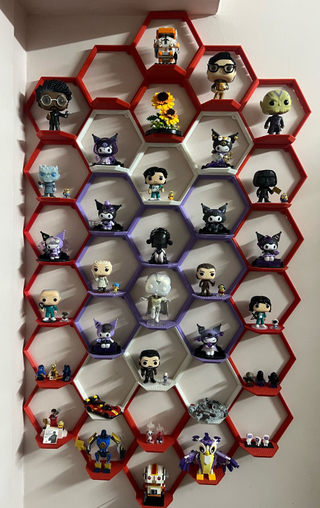 Expositor Pared Funko Pop Hexagonal
