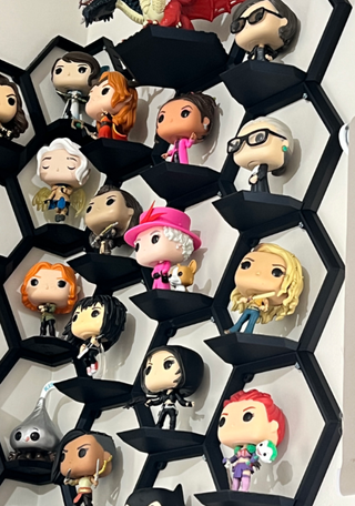 Expositor Pared Funko Pop Hexagonal