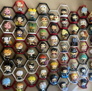 Expositor Pared Funko Pop Hexagonal