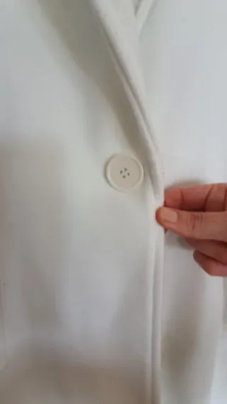 Abrigo largo SEE MORE blanco