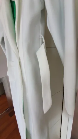 Abrigo largo SEE MORE blanco