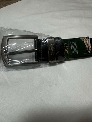 Cinturón Lacoste Cuero Negro 48/120
