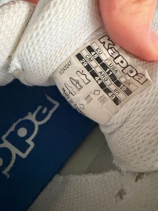 Zapatillas Kappa Blancas y Azules