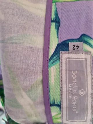 Pantalón estampado mujer Banda Rojas