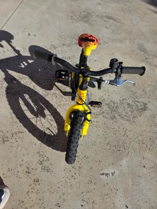 Bicicleta infantil voltoge scott amarilla