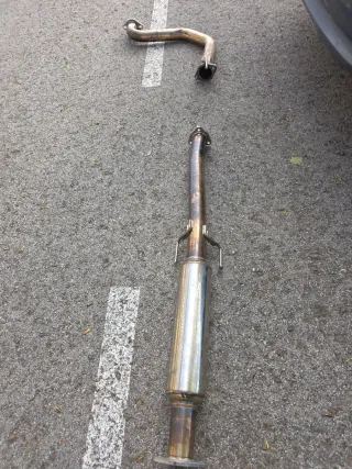 Tubo intermedio Honda CRX Del Sol ESI 2.25