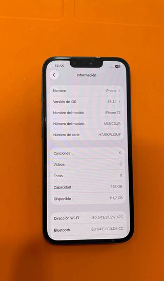 iPhone 13 90% Batería azul