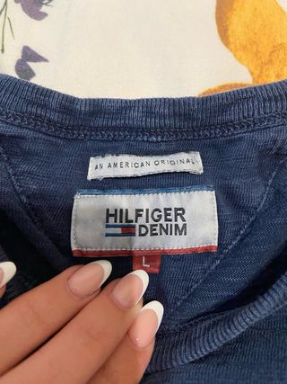 Camiseta Tommy Hilfiger Denim USA Azul